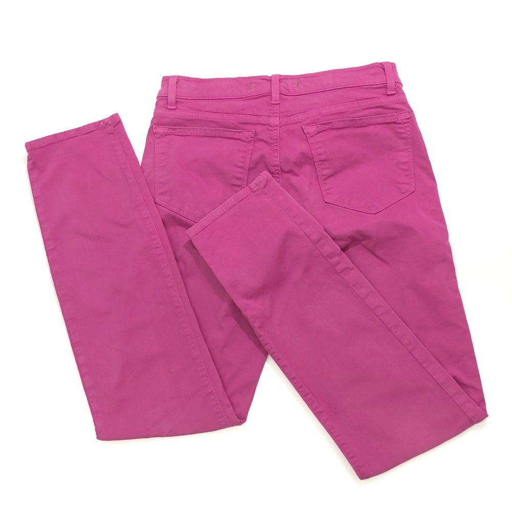J Brand Skinny Leg Jeans in Bright Fuchsia - Picture 4 of 6